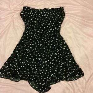 Tilly’s floral strapless romper